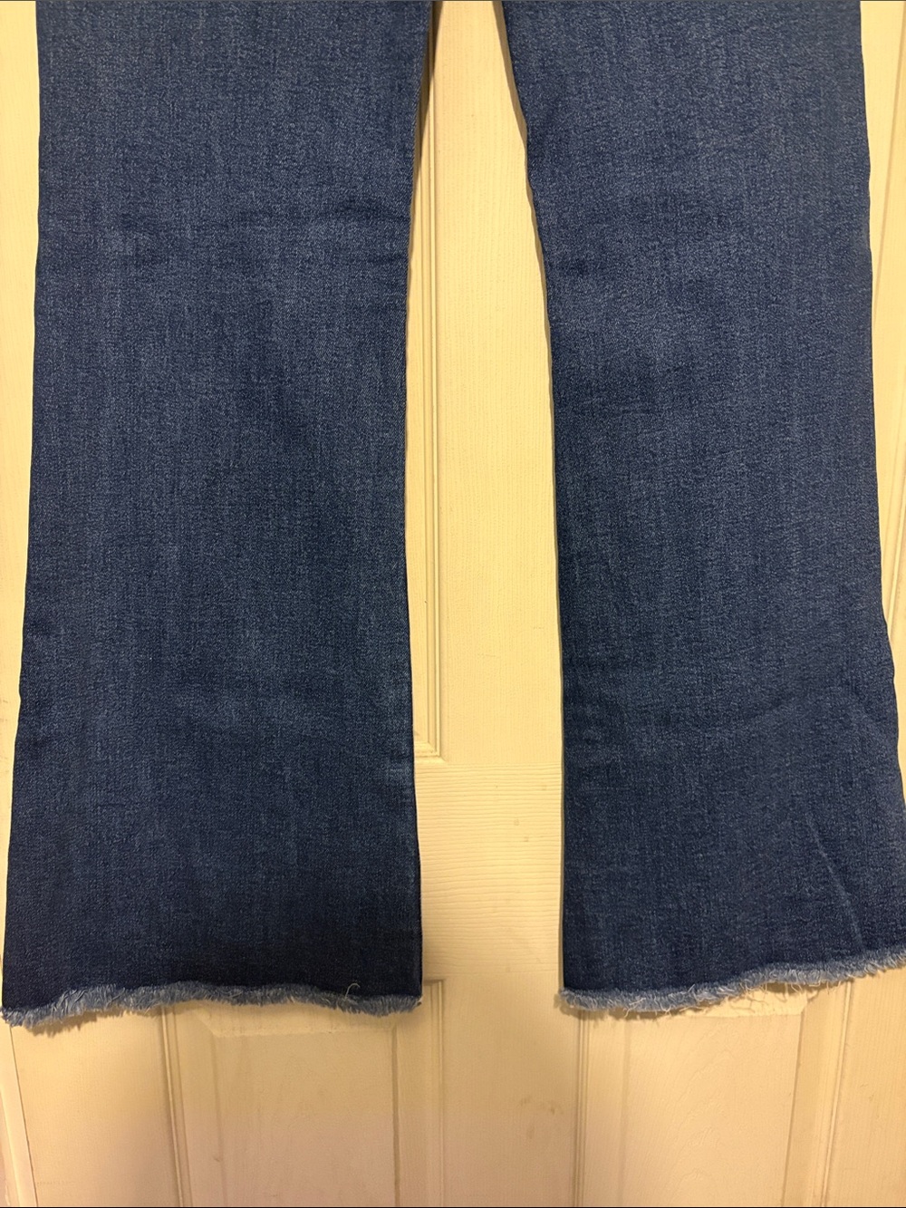 High-Rise Flare Jeans with Raw Hem - Picture 6 of 6